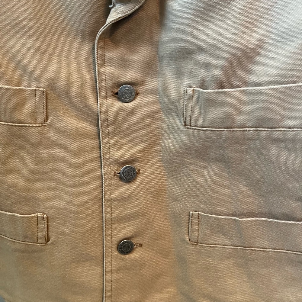 Arizona Jean Company Khaki Men's Vest - Picture 2 of 4
